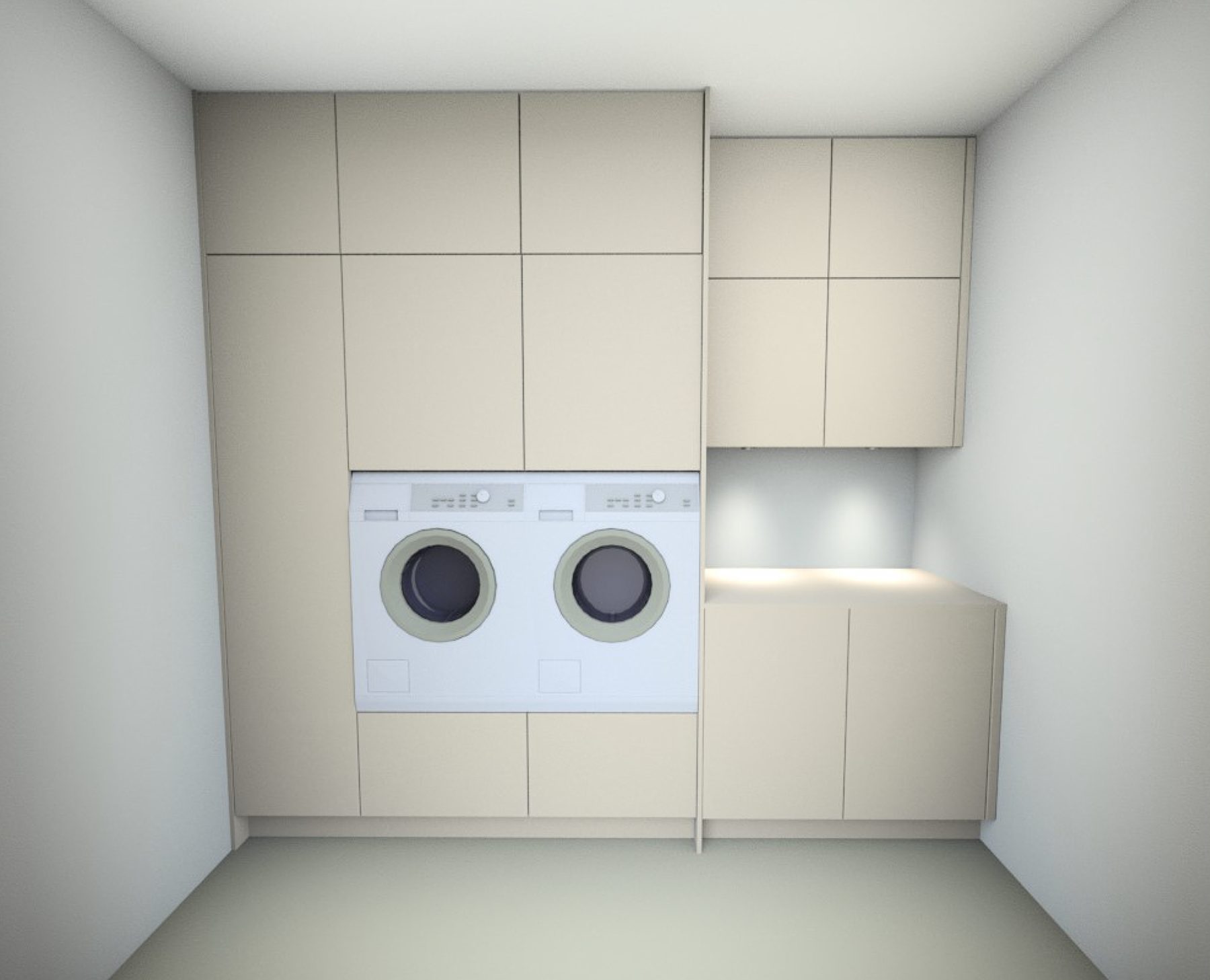Utility room rendering
